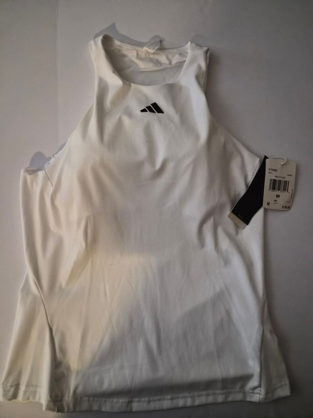Adidas Tennis Climacool Y-Tank White Size M